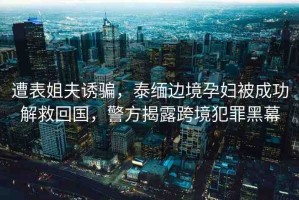 遭表姐夫誘騙，泰緬邊境孕婦被成功解救回國(guó)，警方揭露跨境犯罪黑幕