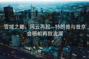 雪域之巔，風(fēng)云再起—特朗普與普京會晤前再掀波瀾