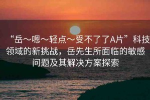 “岳～嗯～輕點(diǎn)～受不了了A片”科技領(lǐng)域的新挑戰(zhàn)，岳先生所面臨的敏感問(wèn)題及其解決方案探索