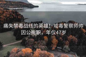 痛失禁毒戰(zhàn)線的英雄！戒毒警察師帥因公殉職，年僅47歲