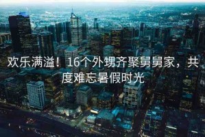 歡樂滿溢！16個外甥齊聚舅舅家，共度難忘暑假時光