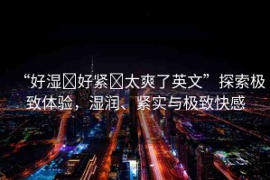 “好濕?好緊?太爽了英文”探索極致體驗(yàn)，濕潤(rùn)、緊實(shí)與極致快感