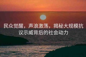 民眾覺(jué)醒，聲浪激蕩，揭秘大規(guī)?？棺h示威背后的社會(huì)動(dòng)力