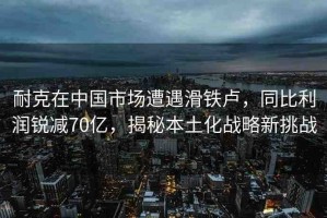 耐克在中國市場遭遇滑鐵盧，同比利潤銳減70億，揭秘本土化戰(zhàn)略新挑戰(zhàn)