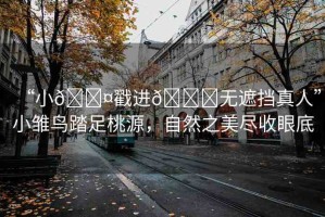 “小??戳進??無遮擋真人”小雛鳥踏足桃源，自然之美盡收眼底