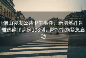 佛山突發(fā)公共衛(wèi)生事件，新增基孔肯雅熱確診病例108例，防控措施緊急啟動(dòng)