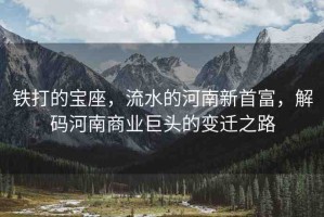 鐵打的寶座，流水的河南新首富，解碼河南商業(yè)巨頭的變遷之路