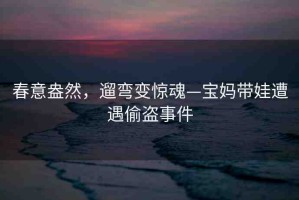 春意盎然，遛彎變驚魂—寶媽帶娃遭遇偷盜事件