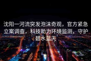 沈陽(yáng)一河流突發(fā)泡沫奇觀，官方緊急立案調(diào)查，科技助力環(huán)境監(jiān)測(cè)，守護(hù)碧水藍(lán)天