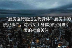 “廚房強(qiáng)行挺進(jìn)岳?身體”廚房中的侵犯事件，對(duì)岳女士身體強(qiáng)行挺進(jìn)引發(fā)的社會(huì)關(guān)注