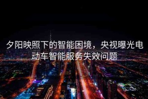 夕陽(yáng)映照下的智能困境，央視曝光電動(dòng)車智能服務(wù)失效問題