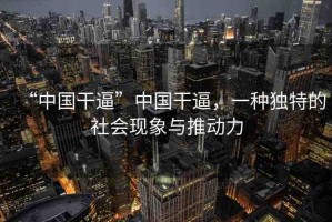 “中國干逼”中國干逼，一種獨(dú)特的社會(huì)現(xiàn)象與推動(dòng)力