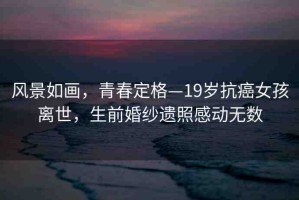 風景如畫，青春定格—19歲抗癌女孩離世，生前婚紗遺照感動無數(shù)