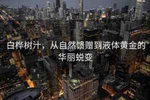 白樺樹汁，從自然饋贈到液體黃金的華麗蛻變