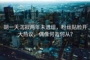 胡一天沉寂兩年未進(jìn)組，粉絲貼臉開大熱議，偶像何去何從？