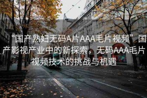 “國產(chǎn)熟婦無碼A片AAA毛片視頻”國產(chǎn)影視產(chǎn)業(yè)中的新探索，無碼AAA毛片視頻技術(shù)的挑戰(zhàn)與機(jī)遇