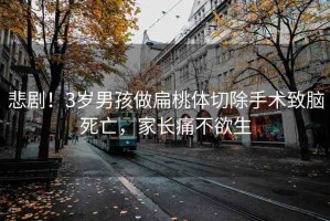 悲??！3歲男孩做扁桃體切除手術(shù)致腦死亡，家長痛不欲生