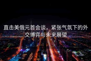 直擊美俄元首會談，緊張氣氛下的外交博弈與未來展望