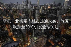 罕見(jiàn)！北極圈內(nèi)城市熱浪來(lái)襲，氣溫飆升至30℃引發(fā)全球關(guān)注