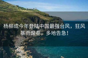 楊柳成今年登陸中國(guó)最強(qiáng)臺(tái)風(fēng)，狂風(fēng)暴雨席卷，多地告急！