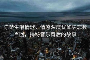 陳楚生唱情歌，情感深度猶如失戀數(shù)百回，揭秘音樂背后的故事