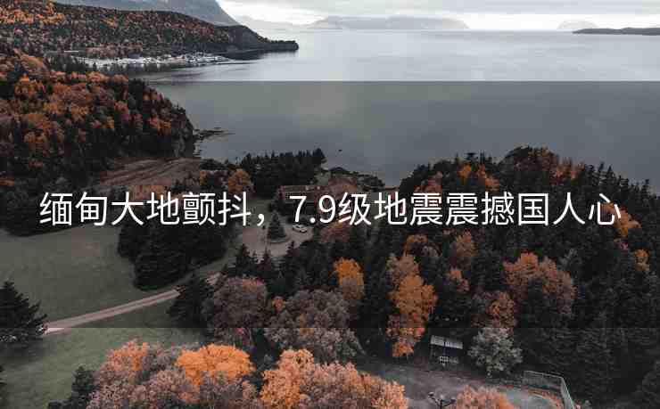 緬甸大地顫抖，7.9級地震震撼國人心