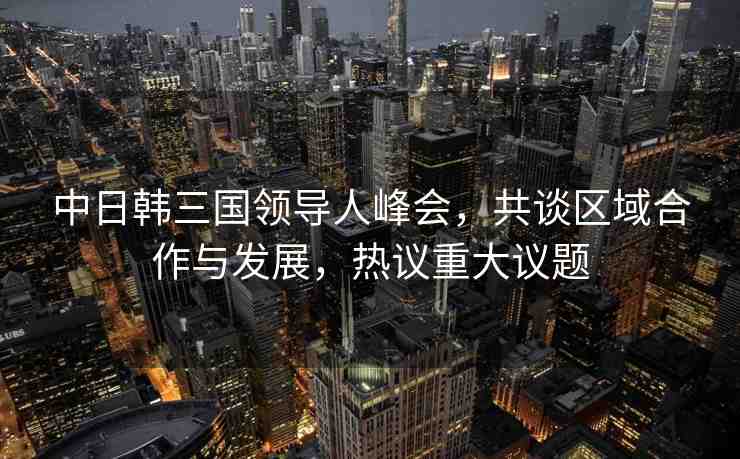 中日韓三國領(lǐng)導(dǎo)人峰會(huì)，共談區(qū)域合作與發(fā)展，熱議重大議題