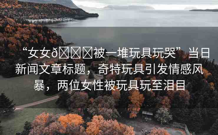 “女女??被一堆玩具玩哭”當(dāng)日新聞文章標(biāo)題，奇特玩具引發(fā)情感風(fēng)暴，兩位女性被玩具玩至淚目