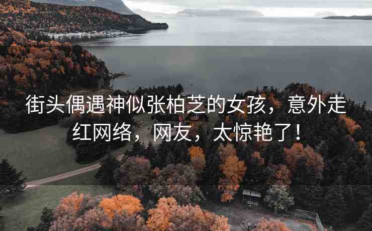 街頭偶遇神似張柏芝的女孩，意外走紅網(wǎng)絡，網(wǎng)友，太驚艷了！