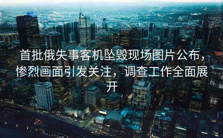 首批俄失事客機(jī)墜毀現(xiàn)場(chǎng)圖片公布，慘烈畫面引發(fā)關(guān)注，調(diào)查工作全面展開