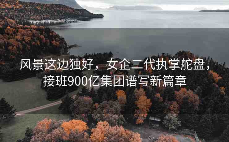 風(fēng)景這邊獨好，女企二代執(zhí)掌舵盤，接班900億集團譜寫新篇章
