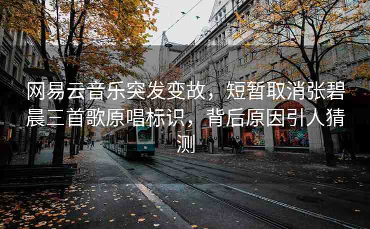 網(wǎng)易云音樂(lè)突發(fā)變故，短暫取消張碧晨三首歌原唱標(biāo)識(shí)，背后原因引人猜測(cè)