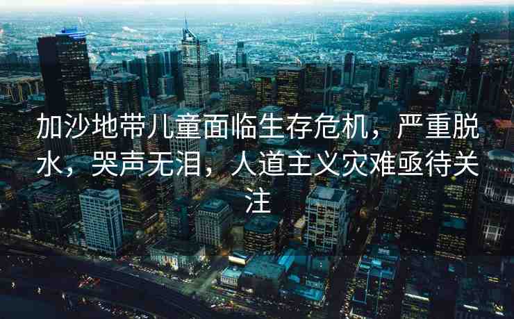 加沙地帶兒童面臨生存危機(jī)，嚴(yán)重脫水，哭聲無(wú)淚，人道主義災(zāi)難亟待關(guān)注
