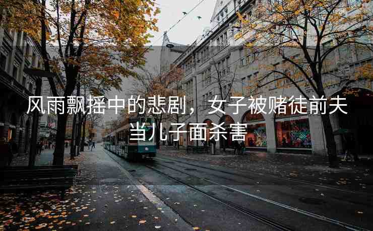 風雨飄搖中的悲劇，女子被賭徒前夫當兒子面殺害