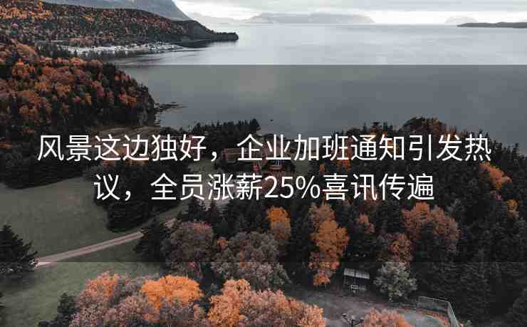 風(fēng)景這邊獨好，企業(yè)加班通知引發(fā)熱議，全員漲薪25%喜訊傳遍