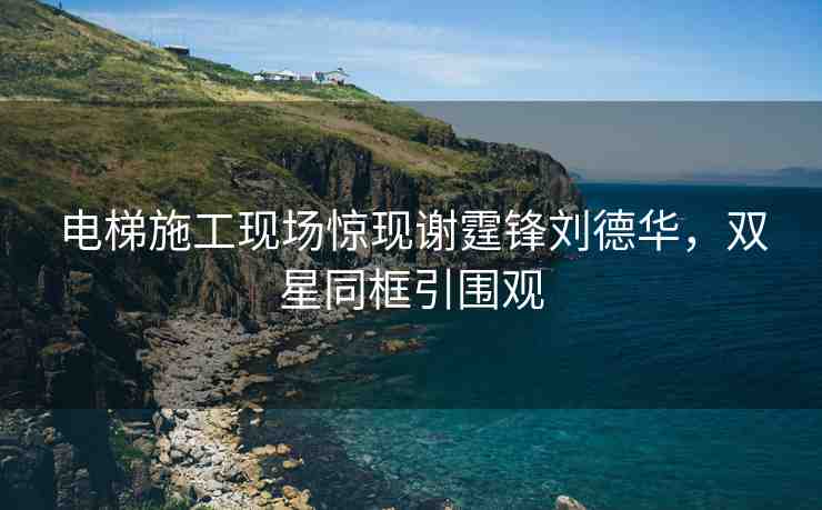 電梯施工現(xiàn)場驚現(xiàn)謝霆鋒劉德華，雙星同框引圍觀
