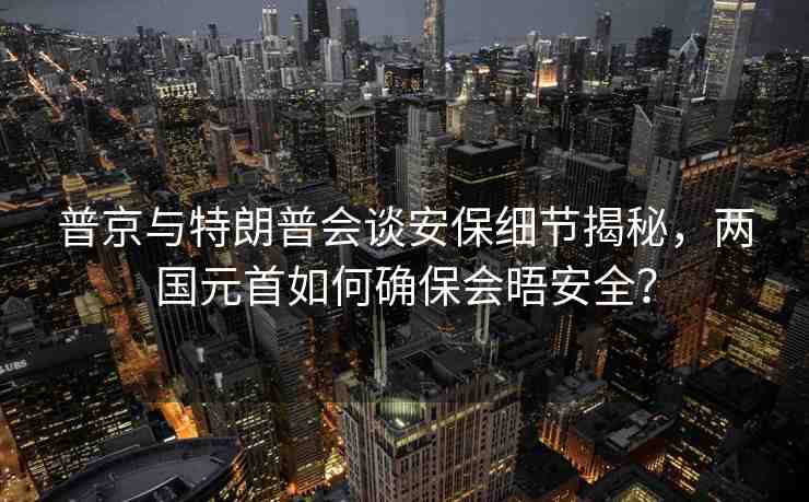 普京與特朗普會談安保細(xì)節(jié)揭秘，兩國元首如何確保會晤安全？